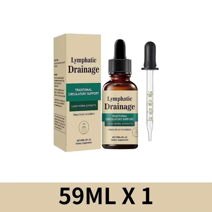 Gouttes de drainage lymphatique aux extraits de plantes liquides, absorption rapide, complément alim