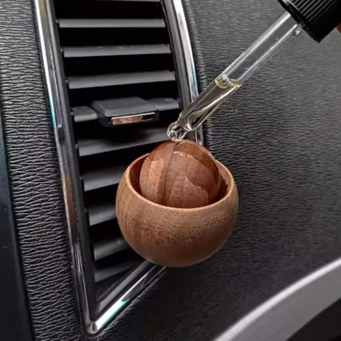 Diffuseur d'huiles essentielles en bois pour voiture et maison – Mini diffuseur d'arômes naturels mi