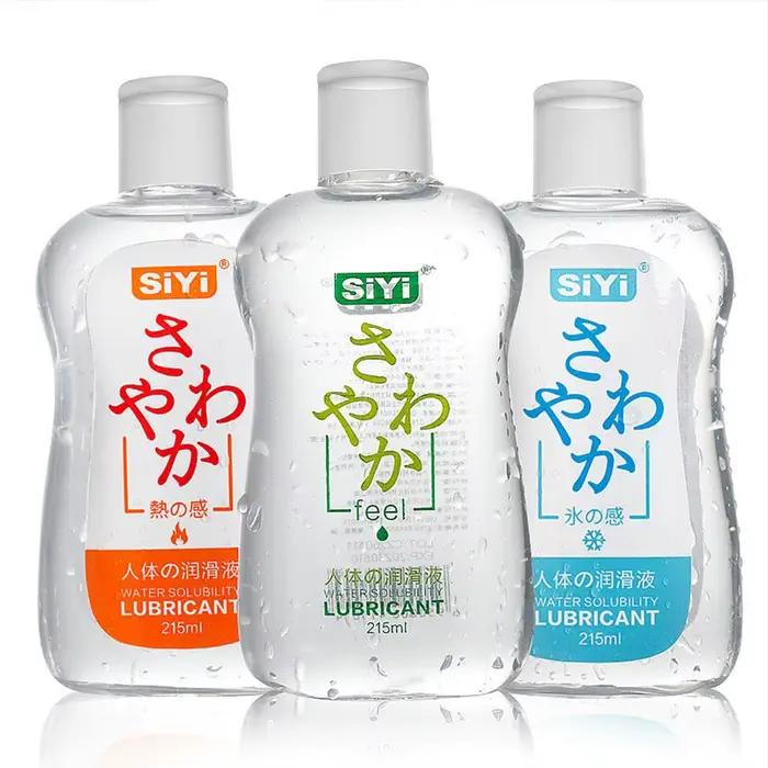 Gel lubrifiant personnel soluble dans l'eau de 215 ml avec huile rafraîchissante, ultra-lisse, longue durée, pour le plaisir intime
