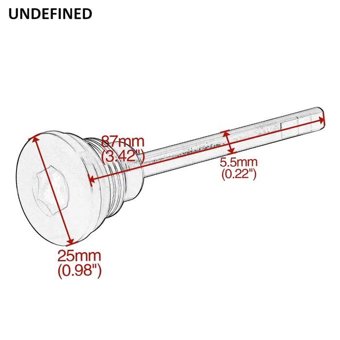 Jauge d'huile de Transmission de moto, pour Harley Dyna Street Fat Bob1987-2005 Softail Touring Trike1987-06, remplace OEM 37075 – 87