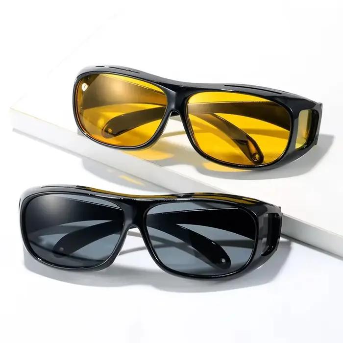 Lunettes de soleil de Vision nocturne lunettes de conduite de nuit de voiture lunettes de conducteur lunettes de soleil unisexe Protection UV lunettes de soleil lunettes cadeau