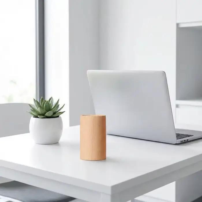 Diffuseur d'huiles essentielles sans flamme en bois