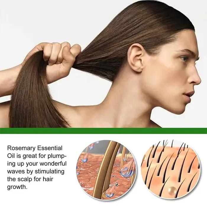 Huile essentielle de romarin pour la croissance des cheveux