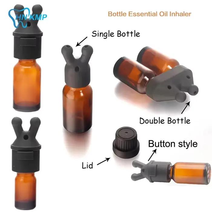 Bouteille d'inhalateur d'huile essentielle et d'arôme étanche