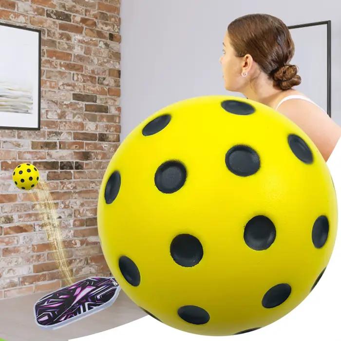Balles en mousse pour l'entraînement au pickleball, rebonds silencieux, accessoires de pickleball, balles de pickleball pour l'entraînement et les jeux