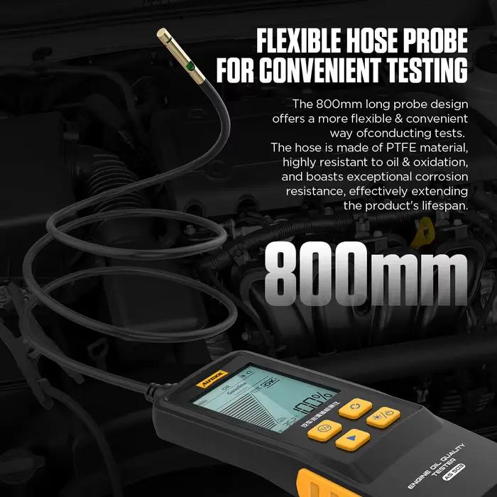 AUTOOL AS503 testeur d'huile moteur de voiture affichage numérique portable sonde de détection de haute précision outil de test de détecteur de qualité d'huile