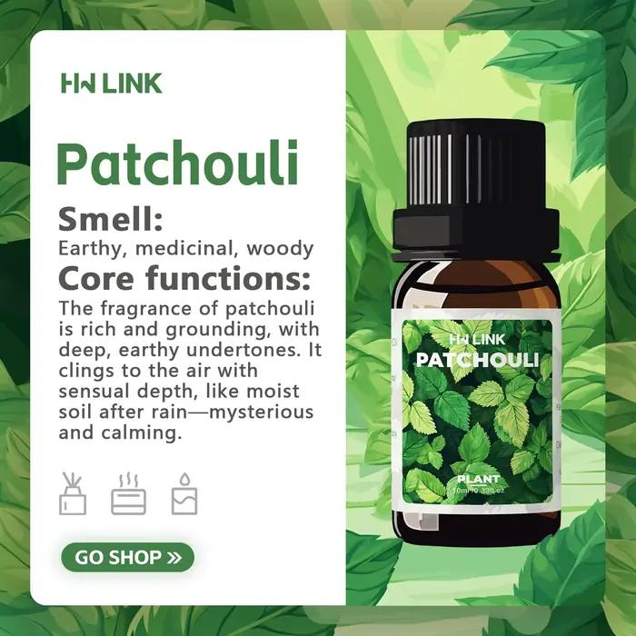 Huiles essentielles de patchouli