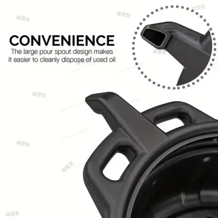 Bac de vidange d'huile 10L 15L, récipient de récupération d'huile étanche pour voiture, moto, outil de réparation automobile