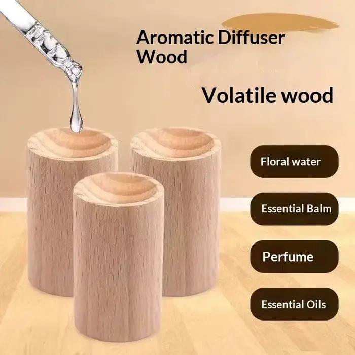 Diffuseur d'huiles essentielles sans flamme en bois