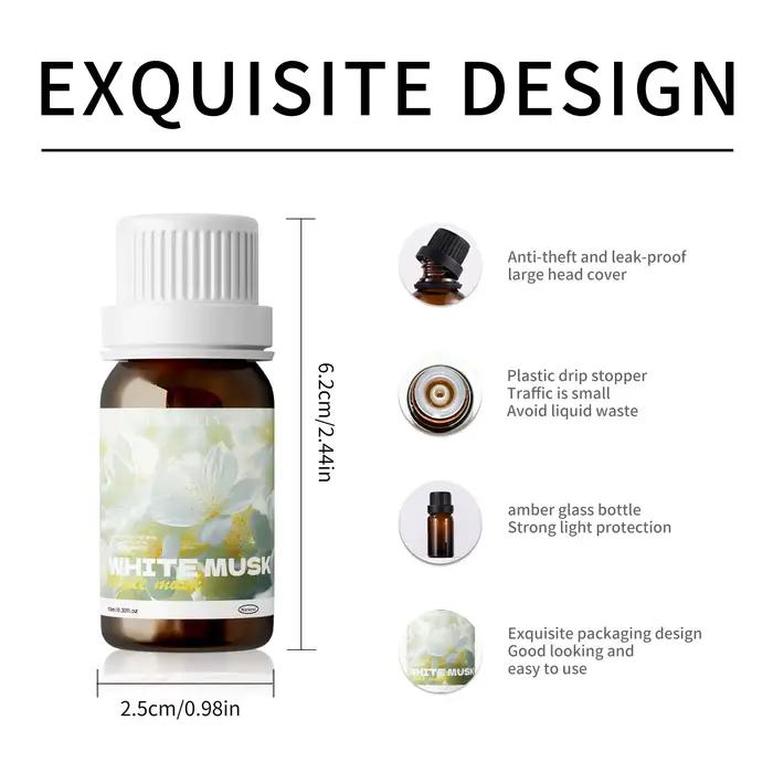 Huiles essentielles de musc blanc 10 ml