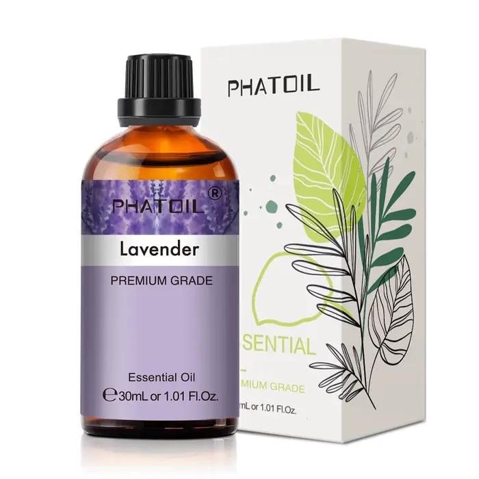 PHATOIL 30ml huiles essentielles d'arbre à thé lavande menthe poivrée vanille pour la fabrication de bougies