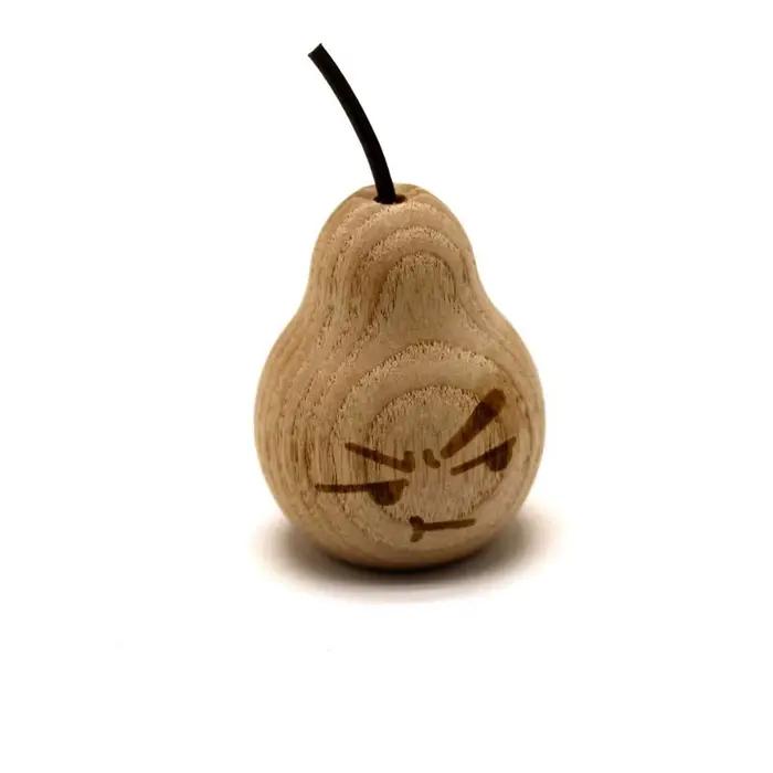 Diffuseur d'huile essentielle en bois élégant (1 pièce) - Style pomme/poire