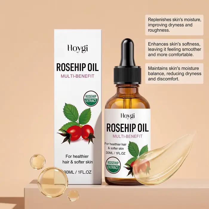 Huile Essentielle Naturelle de Rose Musquée Anti-Âge