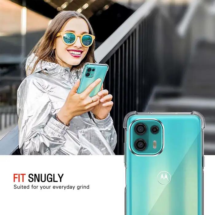 Coque transparente épaisse antichoc pour Motorola MOTO Edge 30 40 50 60 Fusion Edge30 Pro Edge40 Ultra Edge 50 Neo, étui souple