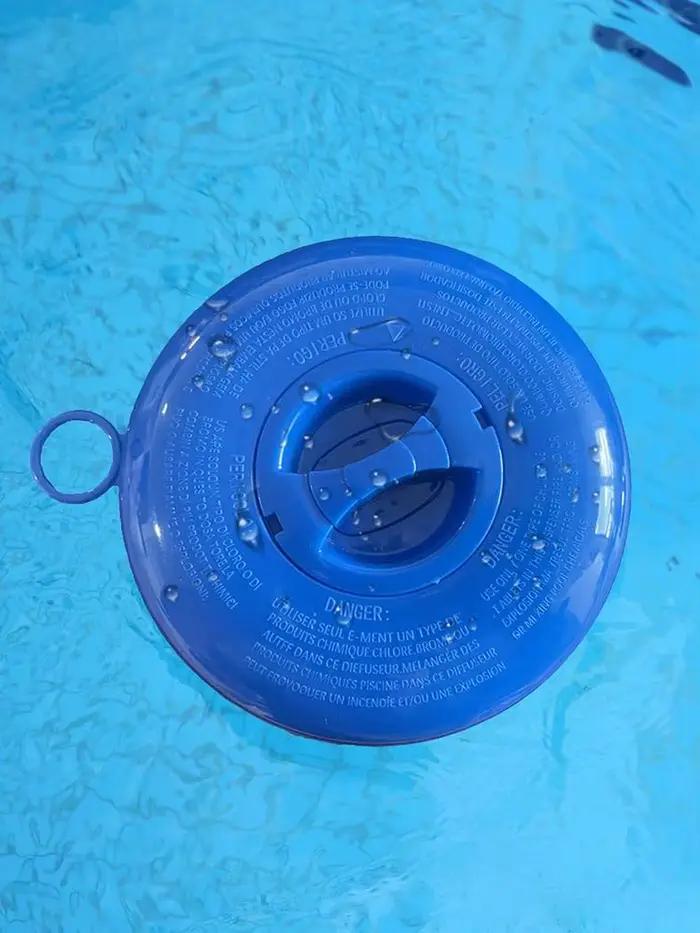 Grandes outils de nettoyage de piscine de luxe de 5 pouces, distributeur de chlore, bleu et blanc, outil de piscine flottant, tablette, fournisseur automatique