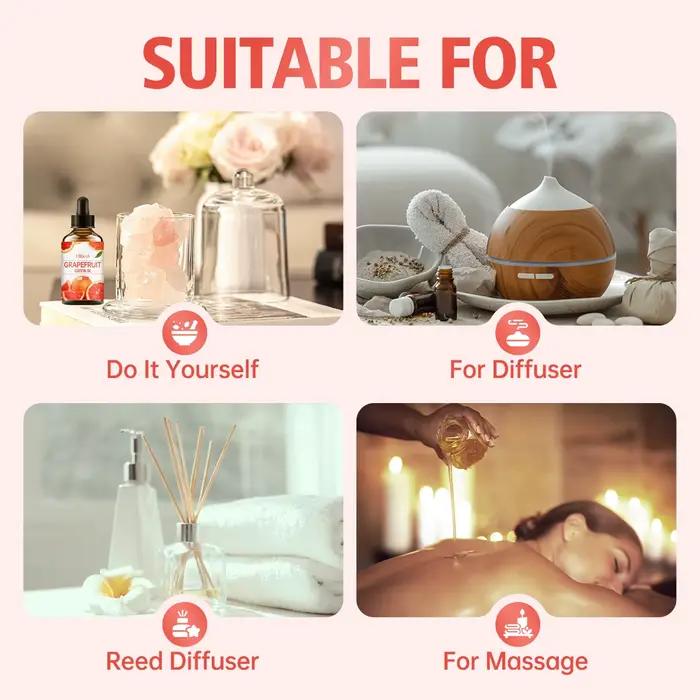 Huile essentielle de pamplemousse pour massage corporel