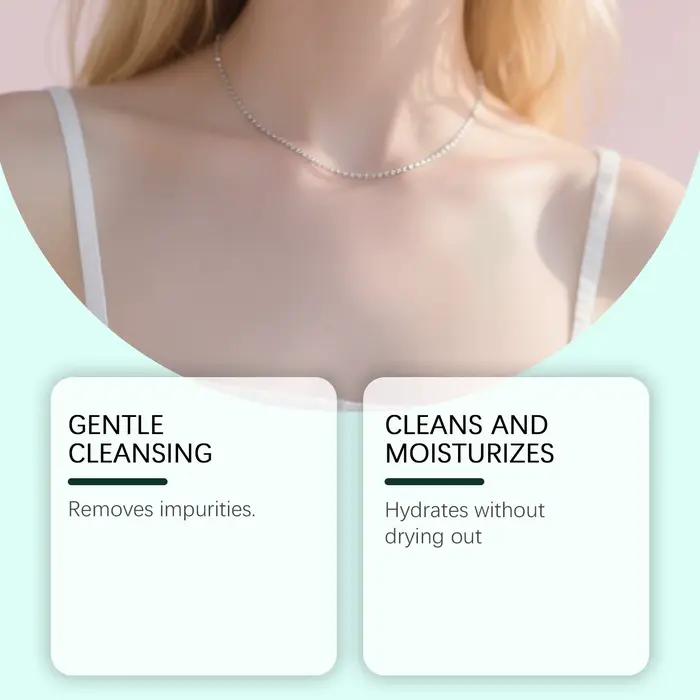 OCEAURA soin du corps savon noir nettoyage en profondeur exfolier soulager la sécheresse hydrater la peau à la main
