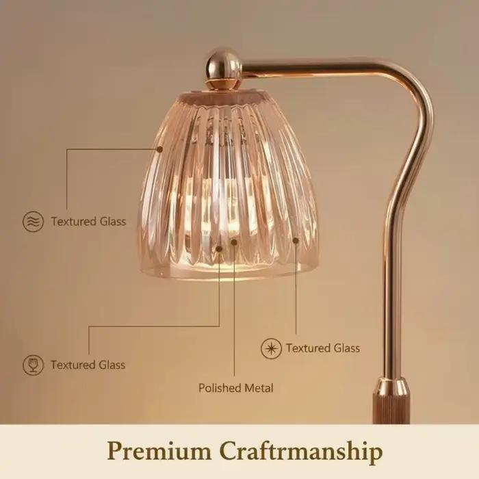 220V aromathérapie bougie lampe chauffante désodoriser 50W Dimmable café lumière ambiante atmosphère romantique bureau