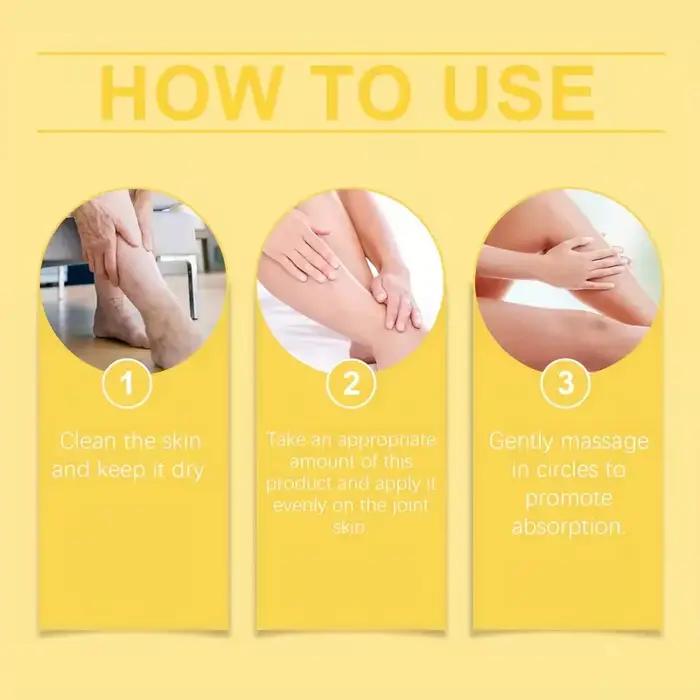 Baume de massage relaxant pour les muscles - Crème chauffante pour les articulations