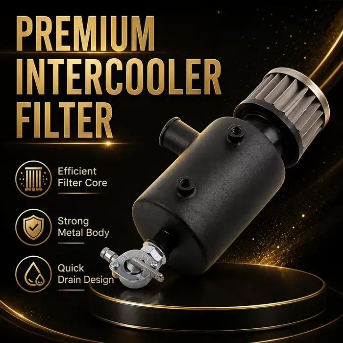 Kit de récupération d'huile et de respiration RS19050-BCC-8 pour SeaDoo 4-TEC RXP-X RXT-X GTX 130-300HP – Amélioration des performances du filtre d'intercooler