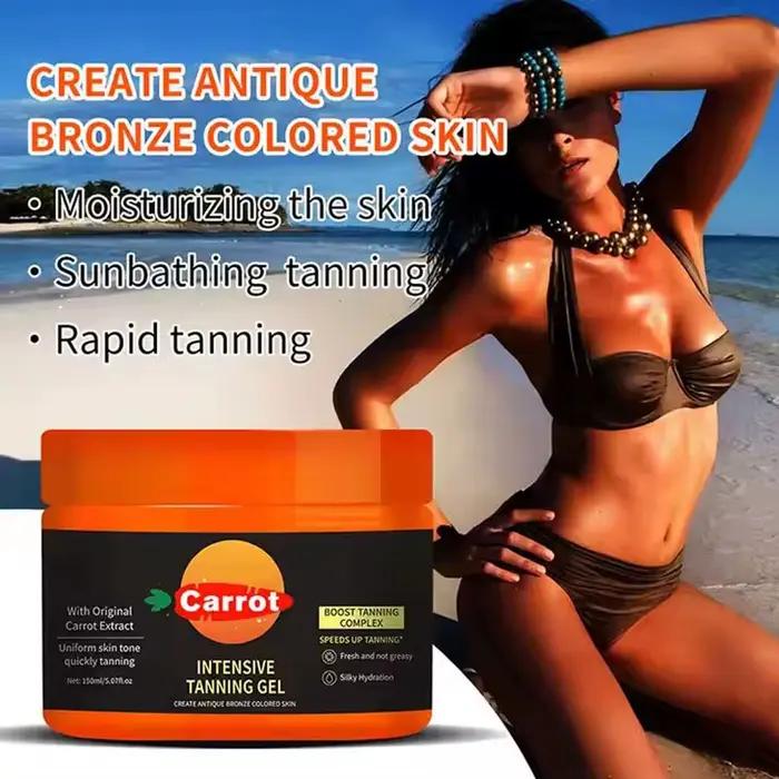 Gel Bronzant Intensif à la Carotte Apaisant