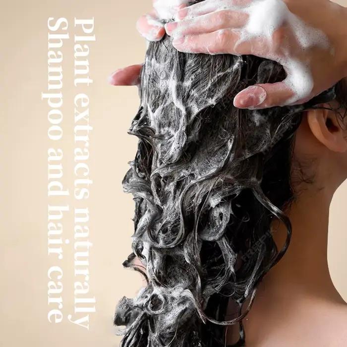 60g huile d'essence d'olive soin des cheveux nettoyage solide élément pur shampooing savon pour hommes et femmes