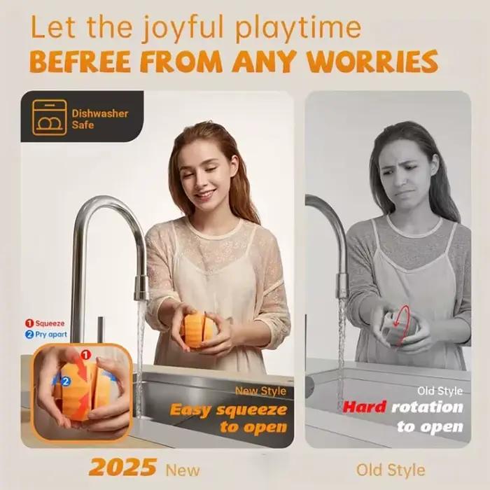 Jouets interactifs pour chiens pour l'ennui, moules de friandises pour chiens, friandises saines en Silicone pour chiens, jouet d'enrichissement des chiots pour la reine des neiges en été
