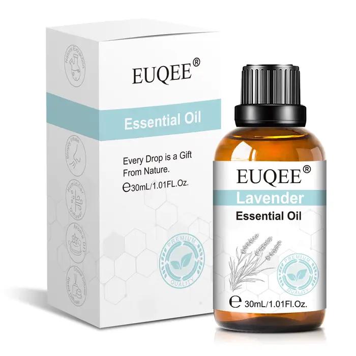 EUQEE 30ml huile essentielle d'aromathérapie à la lavande bois de santal Eucalyptus menthe poivrée citronnelle vanille cannelle Reed diffuseur huiles