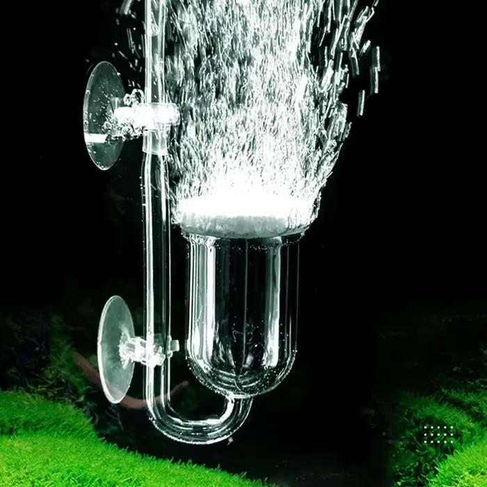Diffuseur de CO2 pour réacteur de bulles d'aquarium, système de CO2, atomiseur pour Aquarium, plantes vivantes, raffineur de culture d'herbe et d'eau avec ventouse