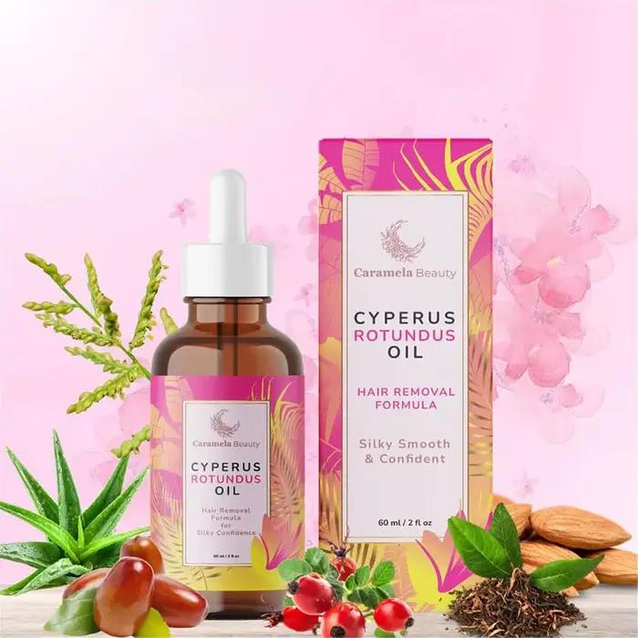 Épilation huile hydratante apaisante naturel Cyperus Rotundus