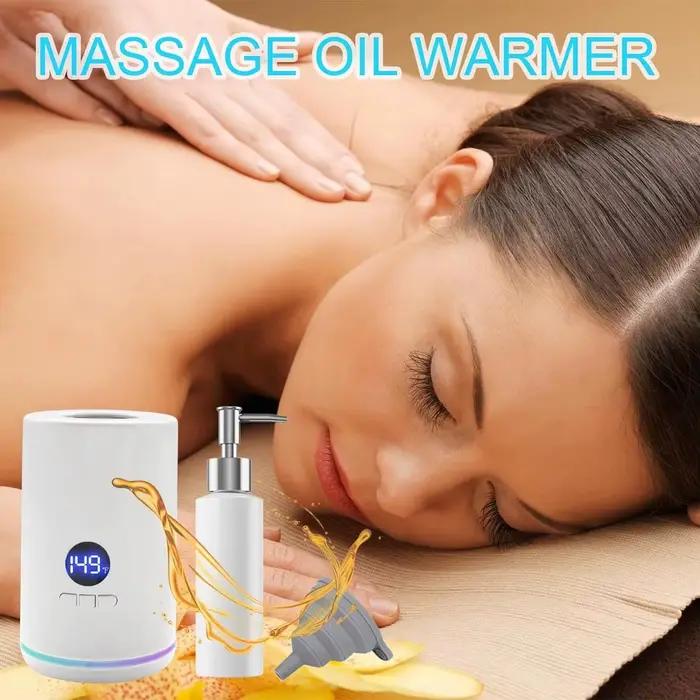 Chauffe-huile de massage pour bouteille individuelle