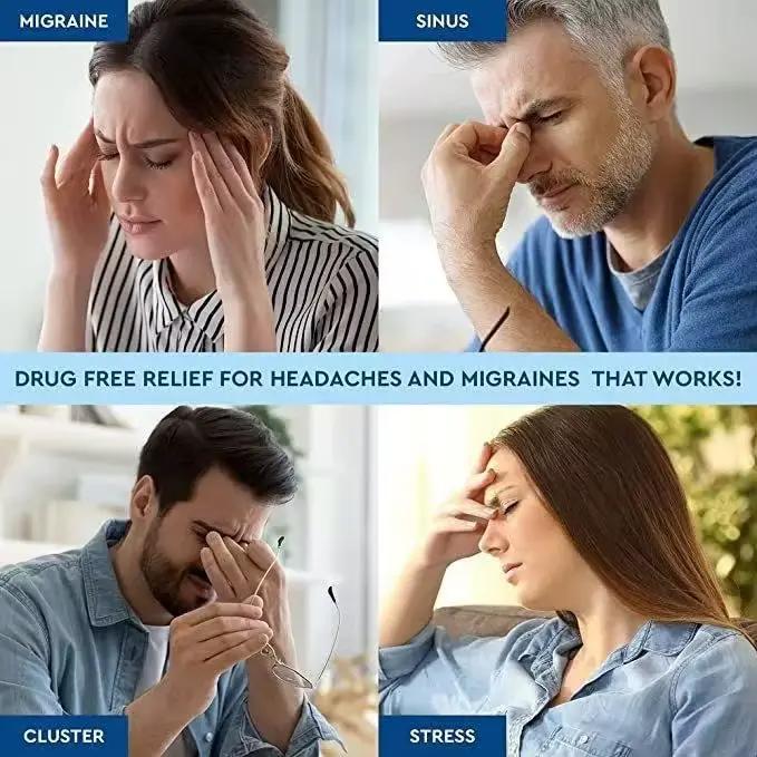 Casque de compression froide en gel pour soulager les migraines et les maux de tête