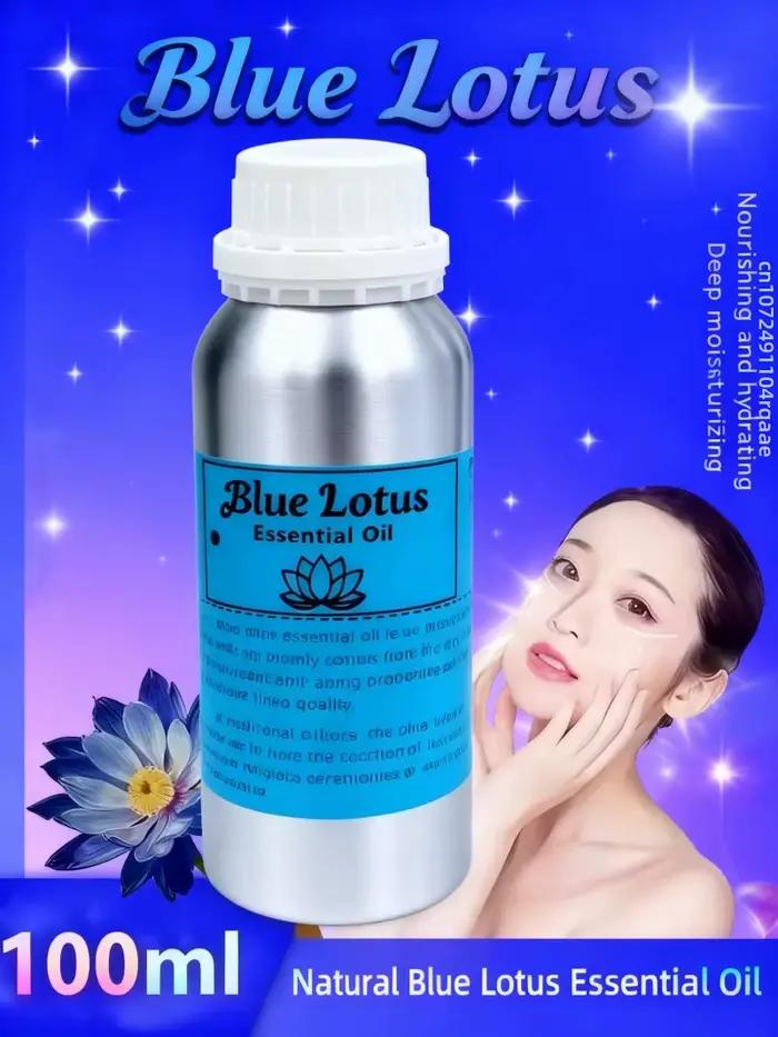 Huile de Lotus bleue naturelle 100% pure et non fendue