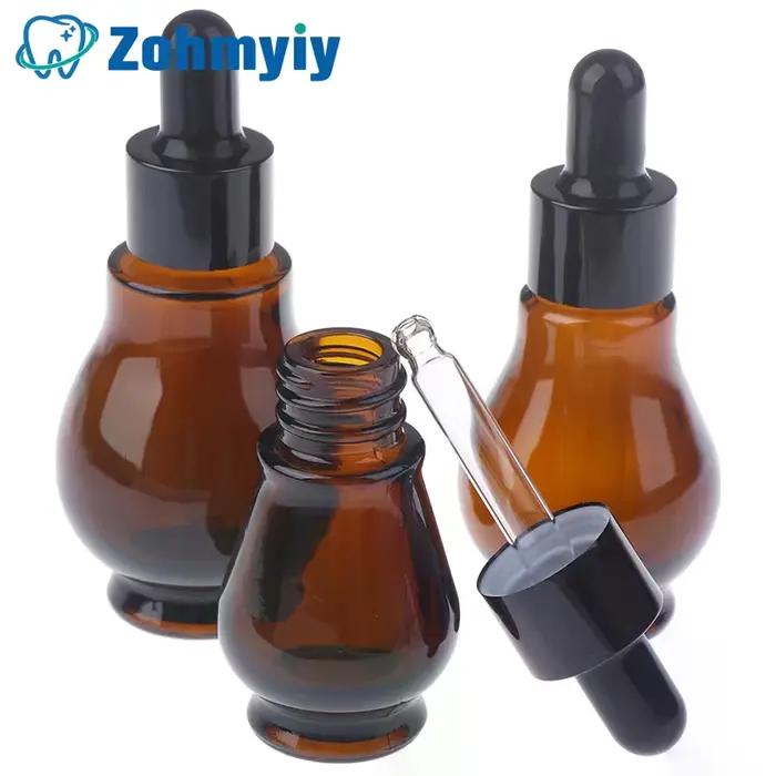 Flacons compte-gouttes vides en verre marron de 10/20/30ml