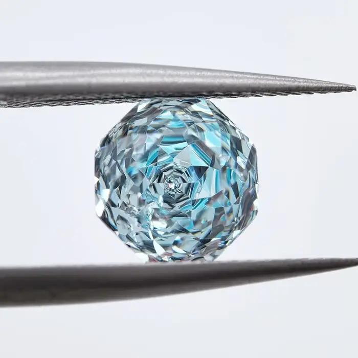 Perle de Pierre Précieuse Cubique Taillée en Rose Spéciale, Contre-indiqué, Vente en Gros et au Détail, pour Bricolage, Bague, Collier, Boucles d'Oreilles, Matériau Principal