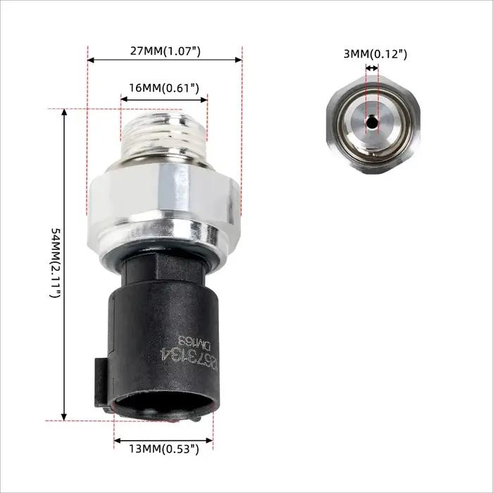 12673134 Interrupteur de capteur de pression d'huile moteur, pour Chevrolet Cadillac Silverado GMC Hummer Pontiac 2009 – 2017 12621234