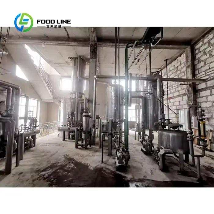Usine de raffinage de traitement d'huile de graines de coton personnalisée 100 tonnes 150T, équipement de Production d'huile comestible de grande capacité