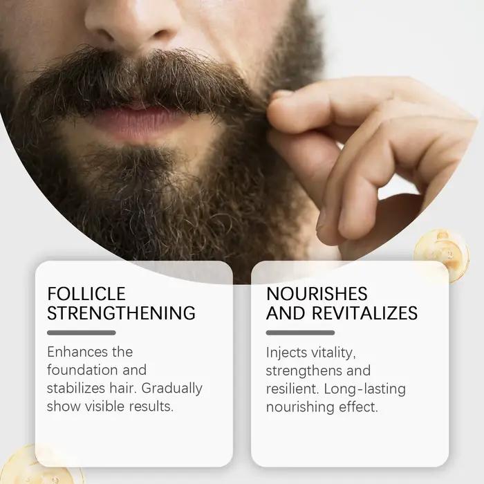 Huile essentielle Dense pour la croissance de la barbe