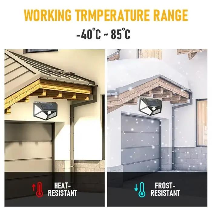 Lampes solaires LED pour décoration extérieure, lampes solaires de jardin, éclairage mural pour camping, maison, balcon, luminaire décoratif, panneau imperméable