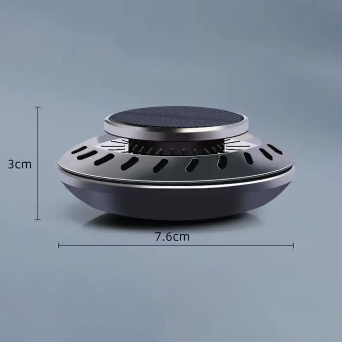 Diffuseur d'arômes rotatif solaire monté sur véhicule