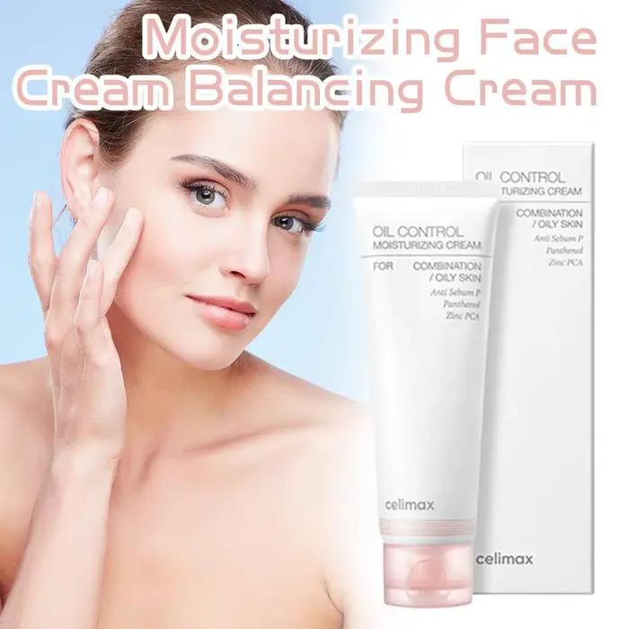 Celimax crème pour le visage contrôle de l'huile 80ml minimisant les pores hydratant équilibre