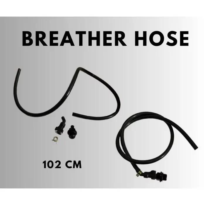 Respirateur de moto avec tuyau | Radiateur modifié en caoutchouc pour moto, becquet d'huile