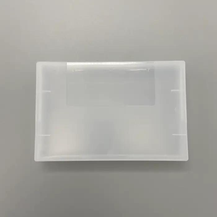 La boîte de rangement de jeu pour Super Nintendo Entertainment System SNES de la version américaine