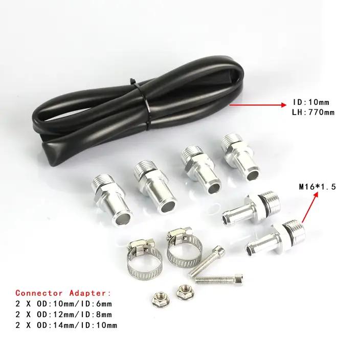 Boîte de récupération d'huile, reniflard universel, réservoir de carburant, réservoir à déflecteur en aluminium, séparateur d'huile de voiture de 300ML, Kit de capture avec filtre à Air Sport