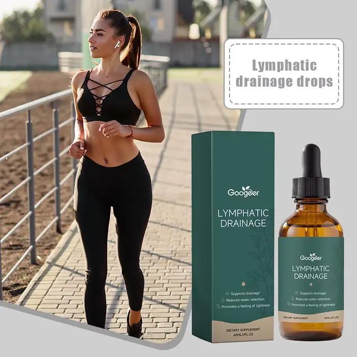 Gouttes de drainage lymphatique à base de plantes pour soulager les ballonnements