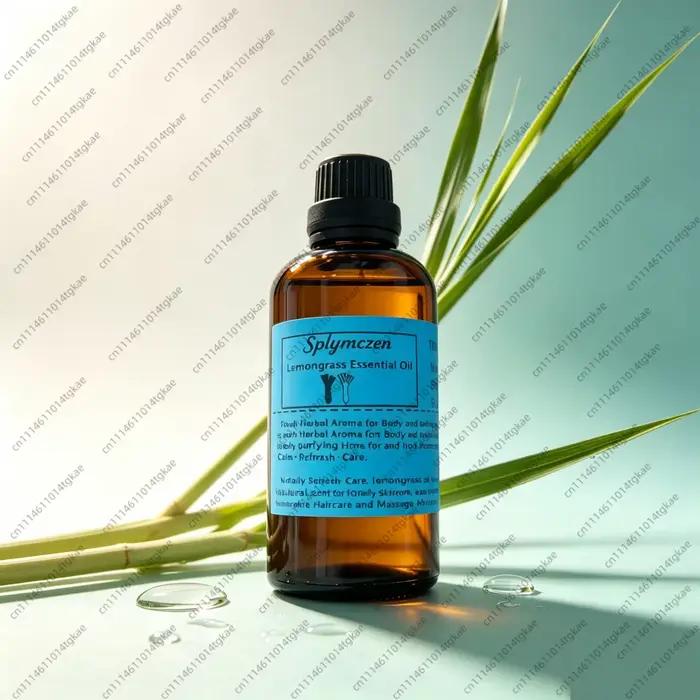 Huile essentielle parfumée naturelle à la citronnelle, matière première multi-usage pour savon fait main, bougie, diffuseur à bâtonnets, parfum d'ambiance maison