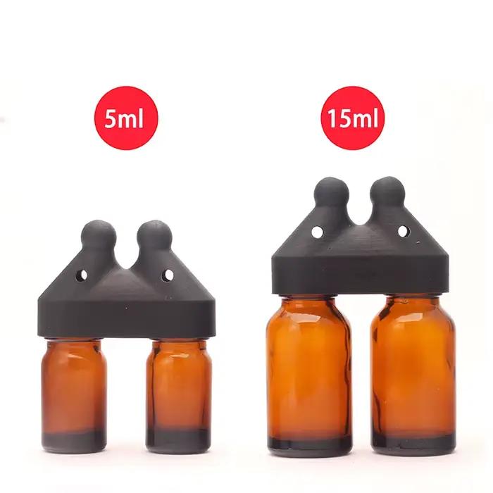 Bouteille d'inhalateur d'huile essentielle et d'arôme étanche