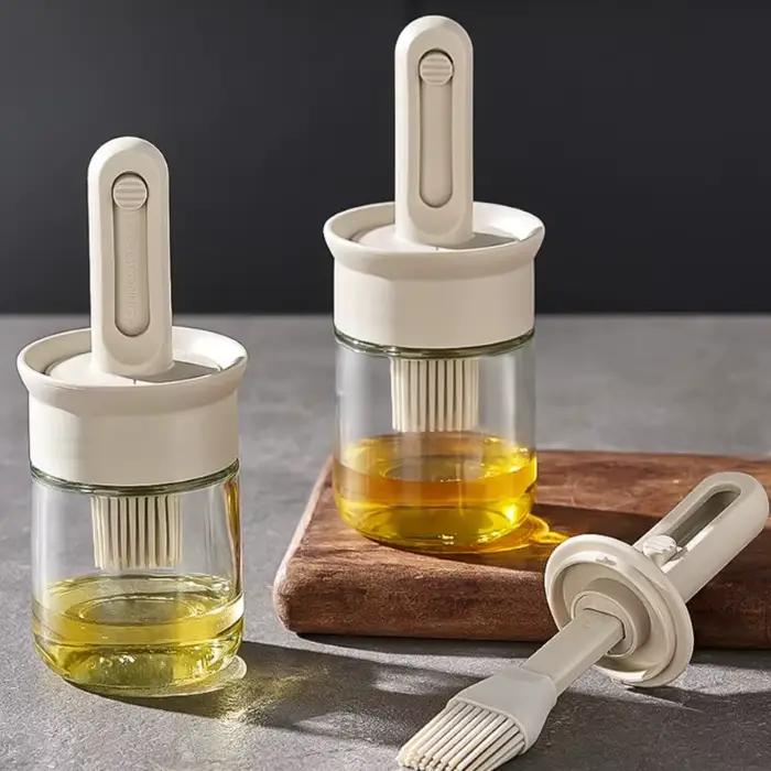 Bouteille distributrice d'huile sans BPA