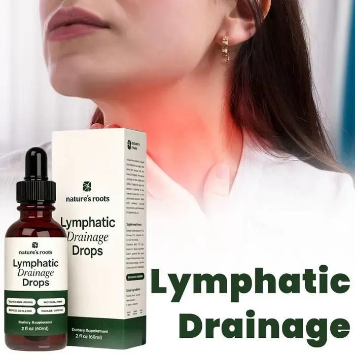 Gouttes à base de plantes pour drainage lymphatique naturel