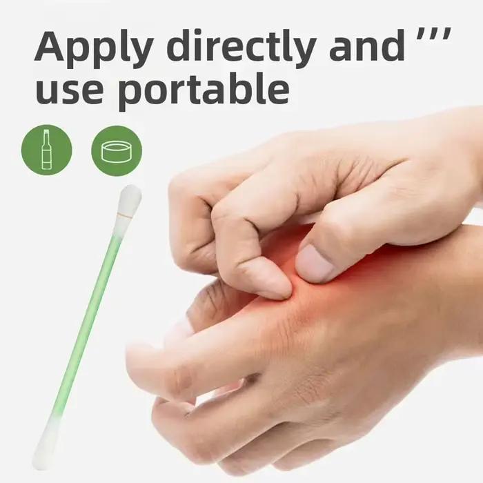 50 pièces de bâtonnets de coton anti-moustiques à l'huile essentielle, jetables, à libération lente, protection contre les insectes en extérieur, sûrs